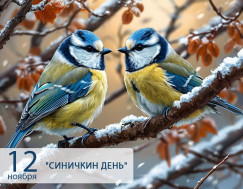 12 ноября - Синичкин день.